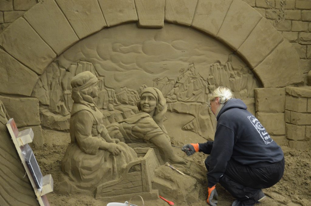 Presepe di sabbia Lignano Sabbiadoro
