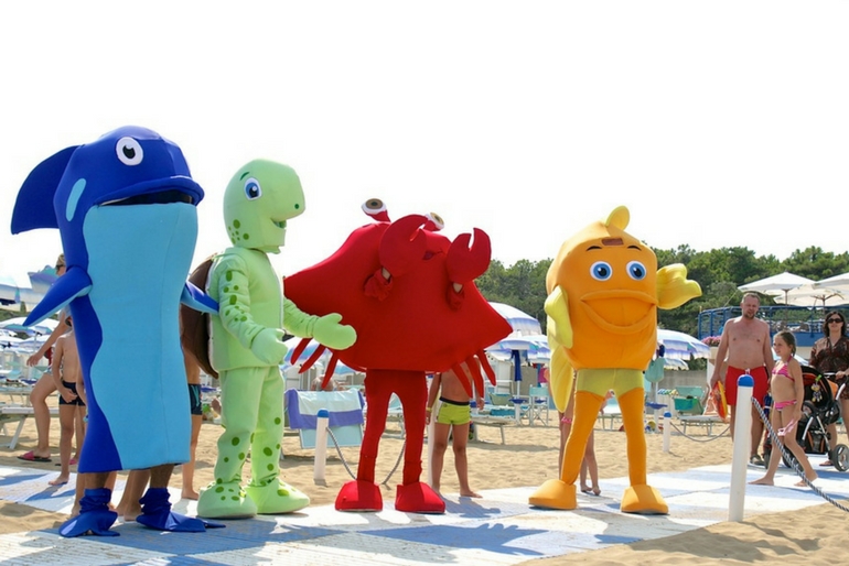Mascotte Spiaggia Lignano Riviera
