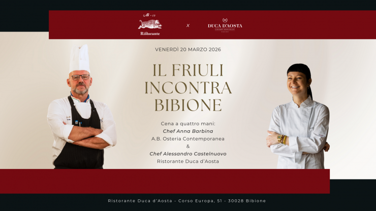 Locandina Evento gastronomico a Bibione “Il Friuli incontra Bibione”